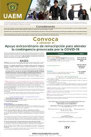 Apoyo extraordinario de reinscripción para atender la contingencia provocada por la COVID-19
