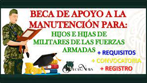 Beca Elisa Acuña de apoyo a la Manutención de hijos de militares de las Fuerzas Armadas Mexicanas