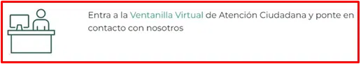 Sección de Ventanilla Virtual en el Buscador de Estatus